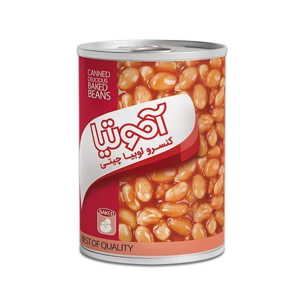 کنسرو لوبیا چیتی آموتیا - 400 گرم